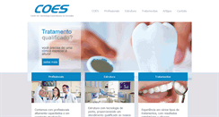 Desktop Screenshot of coes.com.br