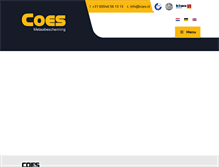 Tablet Screenshot of coes.nl