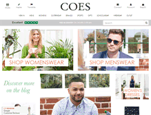 Tablet Screenshot of coes.co.uk